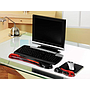 KENSINGTON - Reposamuñecas duo gel teclado color negro/rojo 240x182x25 mm (Ref. 62398)