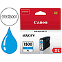 CANON - Cartuchos ORIGINALES Inyección De Tinta MAXIFY PGI1500 XL C AA - MB2050 / MB2150 / MB2155 / MB2350 / MB2750 / MB2755 AZUL (Ref.9193B001)
