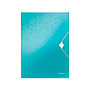 LEITZ - Carpeta wow gomas solapas polipropileno din A4 color turquesa (Ref. 45990151)