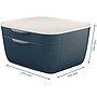 LEITZ - Fichero cajones de sobremesa cosy 2 cajones gris (Ref. 53570089)