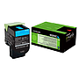 LEXMARK - Toner laser 80c2hce cian 3000 paginas (Ref. 80C2HCE)
