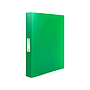 LIDERPAPEL - Carpeta 4 anillas 25 mm mixtas polipropileno din A4 verde manzana opaco (Ref. CH36)