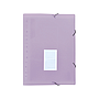LIDERPAPEL - Carpeta clasificador fuelle polipropileno din A4 lavanda opaco 13 departamentos (Ref. FU38)