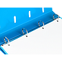 LIDERPAPEL - Carpeta con recambio A4 cuadro 5mm 100 hojas 80g polipropileno 4 anillas mixtas 25mm azul (Ref. CH54)