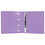 LIDERPAPEL - Carpeta con recambio A4 cuadro 5mm 100 hojas 80g polipropileno 4 anillas mixtas 25mm lavanda (Ref. CH59)