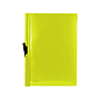 LIDERPAPEL - Carpeta dossier pinza lateral polipropileno din A4 amarillo fluor opaco 30 hojas pinza deslizante (Ref. DP21)