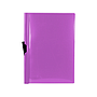 LIDERPAPEL - Carpeta dossier pinza lateral polipropileno din A4 lavanda opaco 30 hojas pinza deslizante (Ref. DP23)
