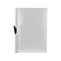LIDERPAPEL - Carpeta dossier pinza lateral polipropileno din A4 transparente 60 hojas pinza deslizante (Ref. DP27)