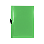 LIDERPAPEL - Carpeta dossier pinza lateral polipropileno din A4 verde manzana opaco 30 hojas pinza deslizante (Ref. DP25)