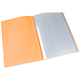 LIDERPAPEL - Carpeta escaparate 20 fundas polipropileno din A4 naranja fluor opaco (Ref. EC68)