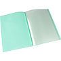 LIDERPAPEL - Carpeta escaparate 60 fundas polipropileno din A4 verde manzana opaco (Ref. EC89)