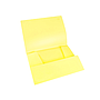 LIDERPAPEL - Carpeta gomas solapas polipropileno din A4 amarillo fluor opaco (Ref. GC14)