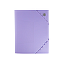 LIDERPAPEL - Carpeta gomas solapas polipropileno din A4 lavanda opaco (Ref. GC16)