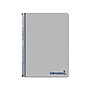 LIDERPAPEL - Cuaderno espiral A4 wonder tapa plastico 80h 90gr cuadro 4mm con margen color gris (Ref. TH64)