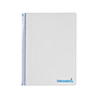 LIDERPAPEL - Cuaderno espiral a5 micro wonder tapa plastico 120h 90g cuadro 5mm 5 bandas 6 taladros color gris (Ref. BJ69)