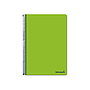 LIDERPAPEL - Cuaderno espiral folio smart tapa blanda 80h 60gr cuadro 4mm con margen color verde (Ref. BF99)