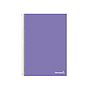 LIDERPAPEL - Cuaderno espiral folio smart tapa blanda 80h 60gr cuadro 4mm con margen color violeta (Ref. BG03)