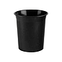 ARCHIVO 2000 - Papelera plastico antimicrobiana sanitized plastico negro 16 litros 290x310 mm (Ref. 2001AM NE)