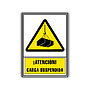 ARCHIVO 2000 - Pictograma atencion carga suspendida pvc amarillo luminiscente 210x297 mm (Ref. 6172-04 AM)