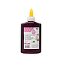 LIDERPAPEL - Purpurina pegamento fantasia violeta metalizado bote de 160 gr (Ref. PU25)