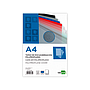 LIDERPAPEL - Tapa encuadernacion polipropileno A4 0.5 mm azul translucido paquete de 100 unidades (Ref. TE26)