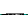 LYRA - Rotulador aqua brush acuarelable doble punta fina y pincel verde noche (Ref. 6520055)