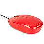 NGS - Raton wired flame optico con cable 1000 dpi ambidiestros usb color rojo (Ref. FLAMERED)