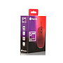 NGS - Raton wired flame optico con cable 1000 dpi ambidiestros usb color rojo (Ref. FLAMERED)
