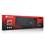 NGS - Set teclado y raton allure multimedia inalambrico usb nano 2,4 ghz color negro (Ref. ALLUREKIT)