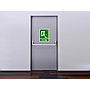 ARCHIVO 2000 - Pictograma salida emergencia escalera baja derecha pvc verde luminiscente 224x300 mm (Ref. 6170-12H VE)