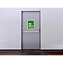 ARCHIVO 2000 - Pictograma salida emergencia escalera sube derecha pvc verde luminiscente 224x300 mm (Ref. 6170-14H VE)