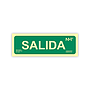 ARCHIVO 2000 - Pictograma salida pvc verde luminiscente 300x105 mm pack de 2 unidades (Ref. 6170-06H VE)