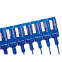 ARCHIVO 2000 - Precinto de seguridad para urna electoral pack de 10 unidades 2,5x240x8 mm (Ref. 6158P AZ-PREMIUM)