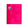 OXFORD - Cuaderno espiral school classic tapa polipropileno folio 80 h cuadro 4 mm con margen fucsia (Ref. 400079664)