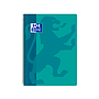 OXFORD - Cuaderno espiral school classic tapa polipropileno folio 80 hojas cuadro 4 mm con margen aqua (Ref. 400079662)