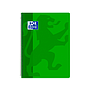 OXFORD - Cuaderno espiral school classic tapa polipropileno folio 80 hojas cuadro 4 mm con margen verde (Ref. 400079661)
