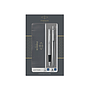 PARKER - Juego duo jotter acero ct boligrafo + pluma (Ref. 2093258)