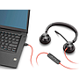PLANTRONICS - Auricular blackwire 3320 diadema biaural cable usb-a con microfono (Ref. 213934-01)