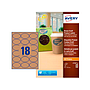 AVERY - Etiqueta adhesiva kraft efecto carton ovalada removible para impresora laser inyeccion tinta (Ref. L7103-20)