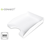 Q-CONNECT - Bandeja sobremesa plastico blanco opaco 240x70x340 mm (Ref. KF17248)