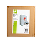 Q-CONNECT - Botiquin metalico 4 compartimentos vacio primeros auxilios 330x360x120 mm (Ref. KF17348)