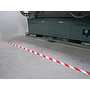Q-CONNECT - Cinta de señalizacion no adhesiva rojo y blanco 75 mm x 300 m (Ref. KF11151)