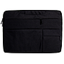 Q-CONNECT - Maletin para portatil 15,6\" con asas retractiles cremallera 3 bolsillos exteriores negro (Ref. KF17241)