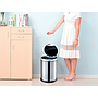 Q-CONNECT - Papelera metalica con sensor automatico capacidad 10 litros (Ref. KF11307)