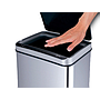 Q-CONNECT - Papelera metalica con sensor automatico capacidad 60 litros 630x270x400 mm (Ref. KF11309)