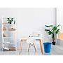 Q-CONNECT - Papelera plastico azul opaco 13 litros dim. 275x285mm (Ref. KF19032)