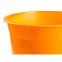 Q-CONNECT - Papelera plastico naranja translucido 13 litros dim. 275x285 mm (Ref. KF19040)