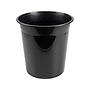 Q-CONNECT - Papelera plastico negro opaco 13 litros dim.275x285 mm (Ref. KF19034)