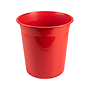 Q-CONNECT - Papelera plastico rojo opaco 13 litros (Ref. KF19035)