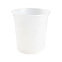 Q-CONNECT - Papelera plastico transparente 13 litros dim, 275x285 mm (Ref. KF19038)